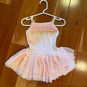 Pale pink dance leotard